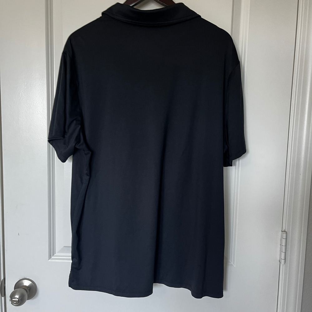 All in Motion Mens XL Black Short Sleeve Polo Shirt - Picture 2 of 5